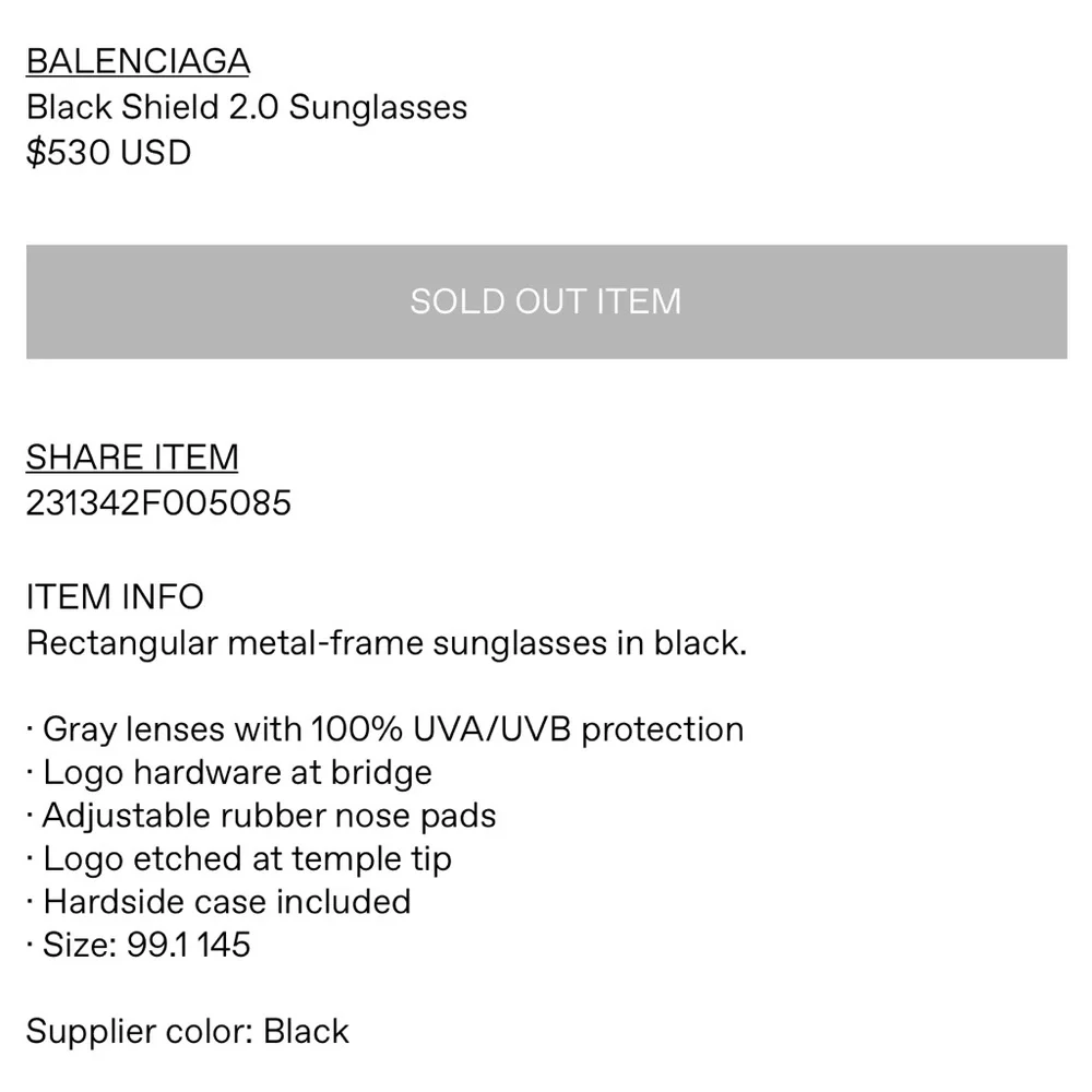 Balenciaga contemporary black